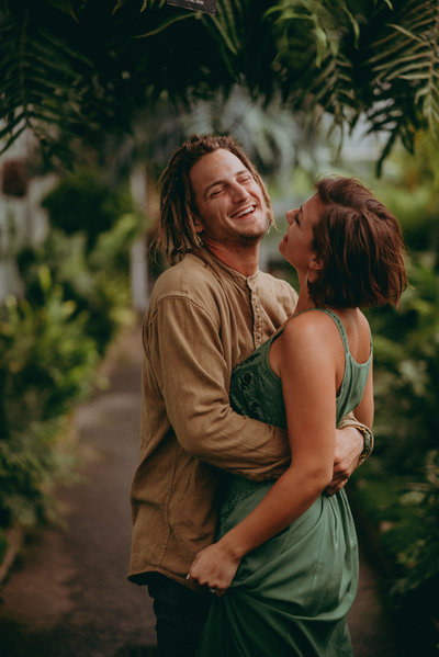 Gabe McMullen Photography portrait of Longwood Gardens engagement session