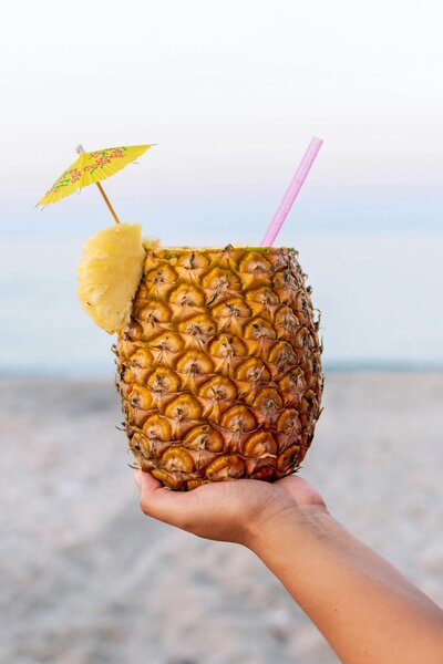 fresh pineapple drink
