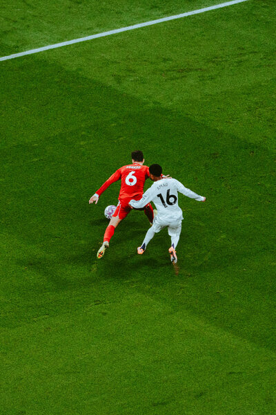 Lead Singer on stage looks up