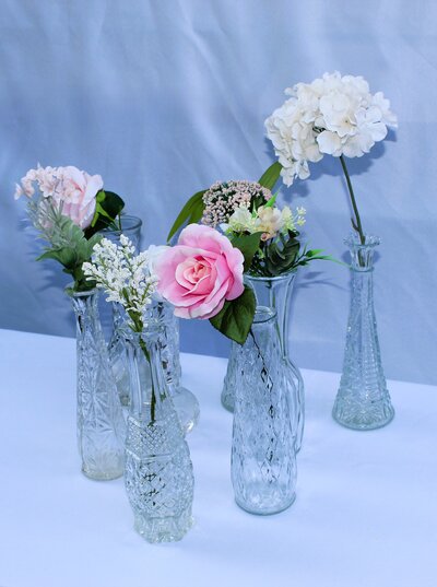 clear vases for wedding