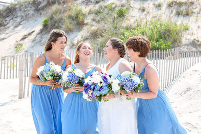 Purple and Blue Wedding Bouquet - Just Bloom'd Weddings - Wedding Florist in Sudbury, MA - Boston - New England