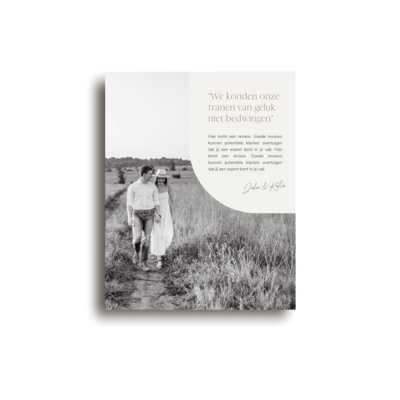 Elegant Instagram post template for photographer