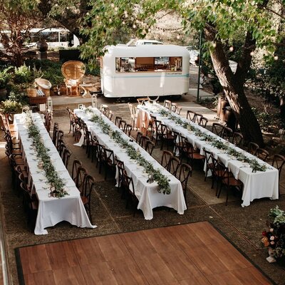 The perfect mountain wedding location with stunning backdrop in San Diego County
