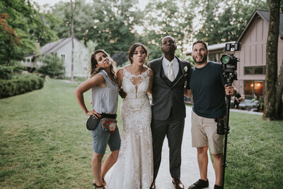 group of people smiling