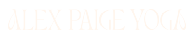 Alex Paige Yoga primary logo cream