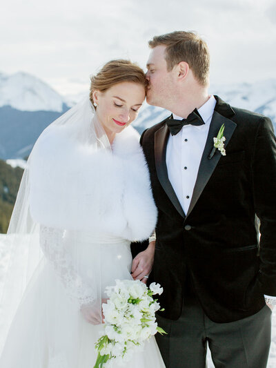 A fabulous floral arch against a gorgeous mountain backdrop, you can't get much better than that!