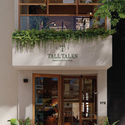 Tall Tales is a bookstore a café full of vintage charm, warmth, and the magic of storytelling.