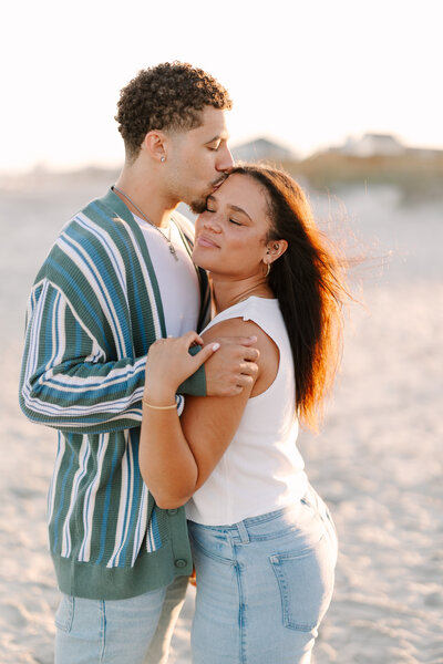 Couple engagement session in Charlotte