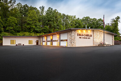 Enka-Candler Fire Department, built by Cooper Construction