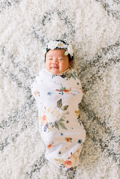 In-Home Newborn Session located in Lake Forest, California