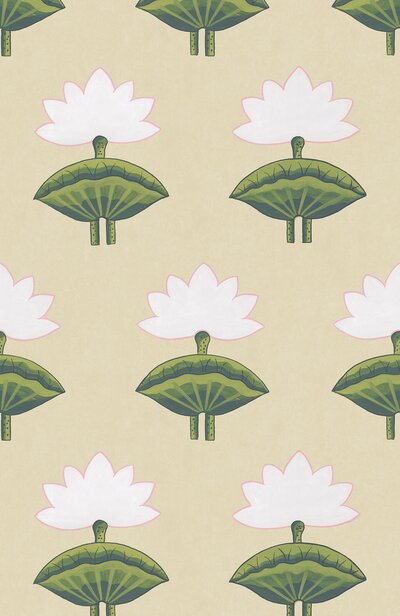 Pichwai Lotus Parchment MRPI01