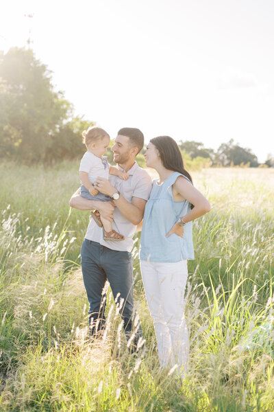 family portrait forest park st louis sunsset, kat marcum photography