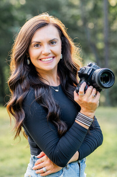 woman smiling