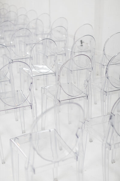 Render Events Acrylic Ghost Chairs in Dallas Texas
