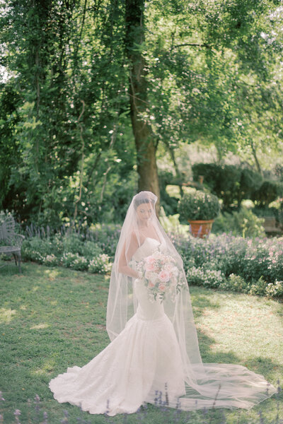Afton Villa Gardens Summer Bridal Photos-123