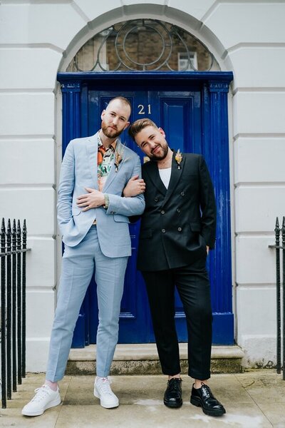 Creative modern wedding photographer in London