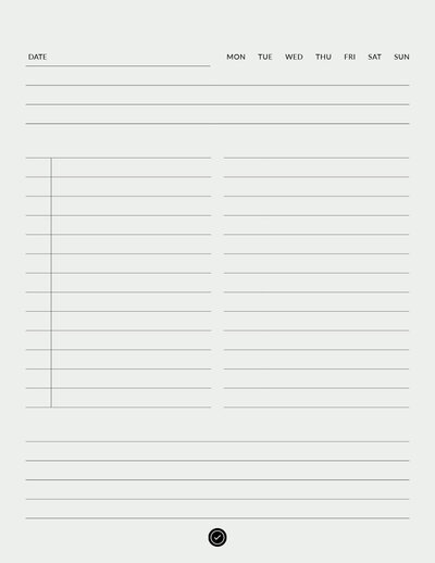 Notebook No 12 Digital Planner by Click 2 Plan-119