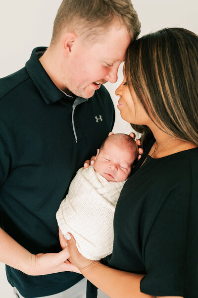 newborn picture in Springfield MO of sleeping baby boy