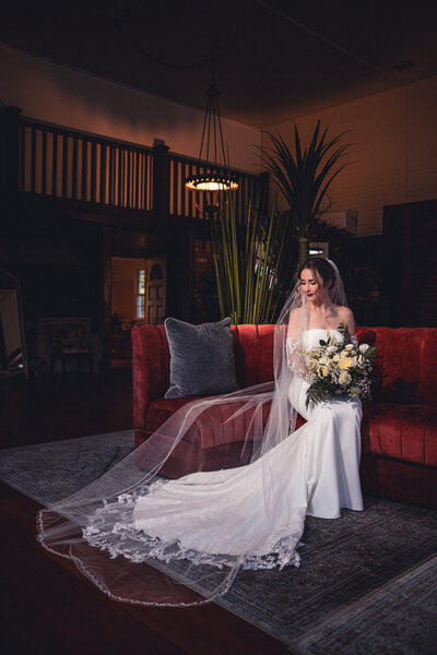 Bride and groom just married after San Diego wedding ceremony