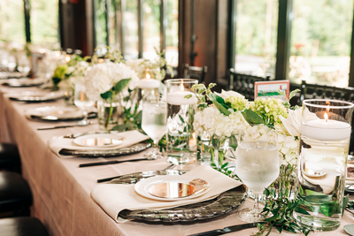 reception table designed by wedding planners in Raleigh NC