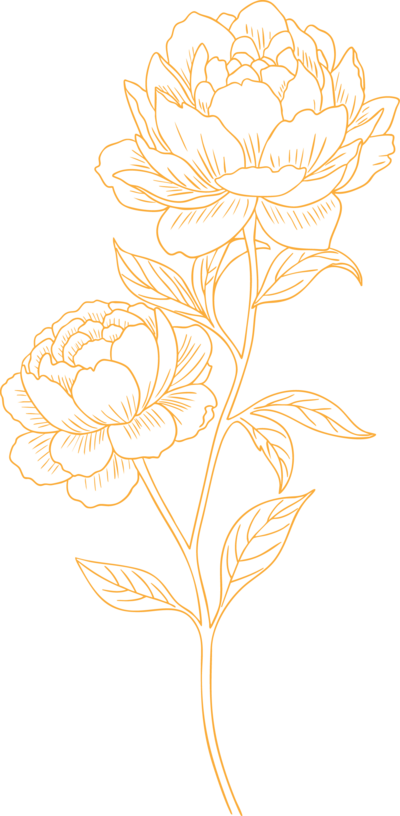 ninth avenue studios blue flower graphic