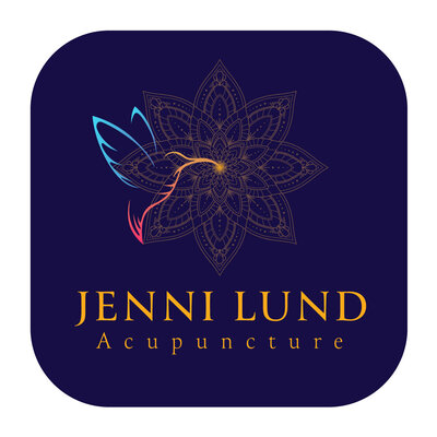 Logo for Jenni Lund, licensed acupuncturist and holistic healer in San Miguel De Allende, representing her integrative wellness brand and therapeutic services.