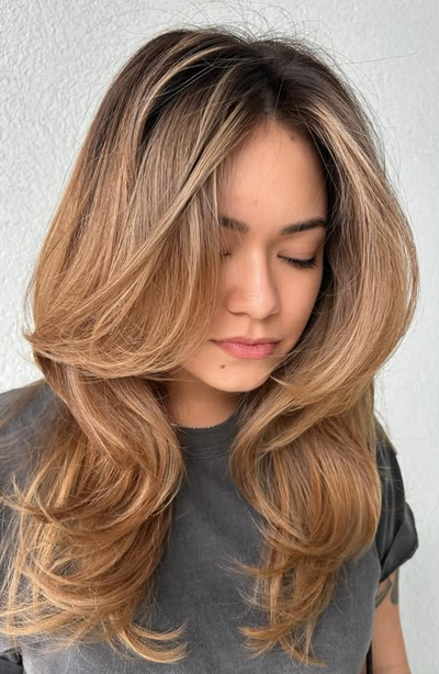 Balayage Golden Hair 