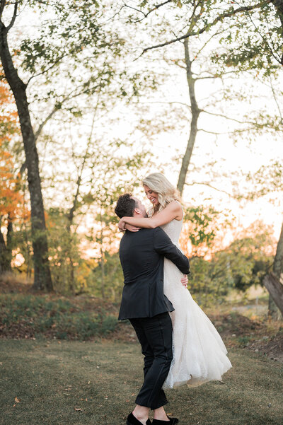 fall wedding at city winery
