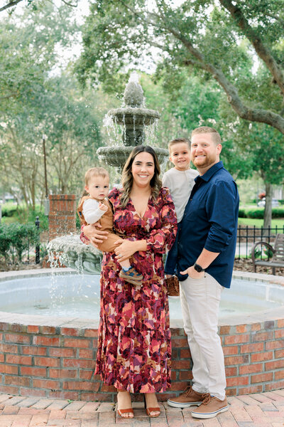 Groom kisses brides cheek before their Floridan Palace wedding in Tampa