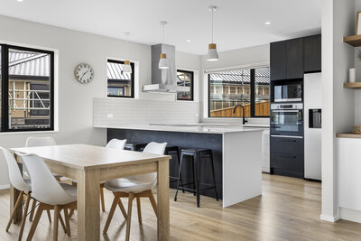 dining and kitchen