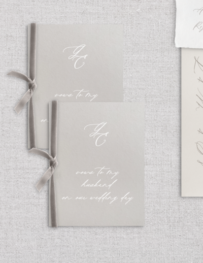 4. Calligraphy Suite Vow Books
