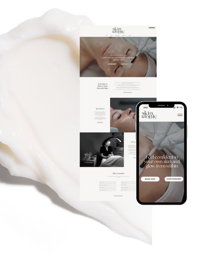 Affordable Website Design for a small business in the beauty industry based in Warrnambool by website designer Coja Creative.