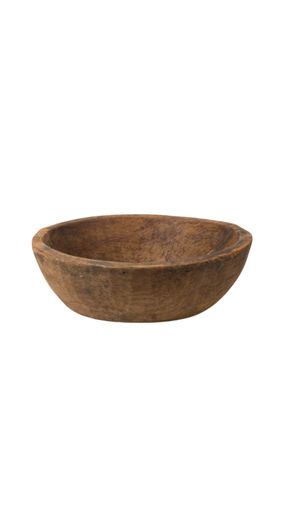 Wooden Bowl by Shoppe Amber
