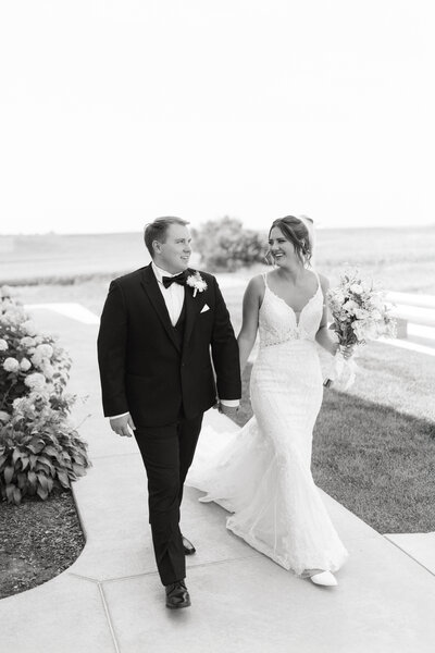 wedding at the gathering barn, williamsburg iowa