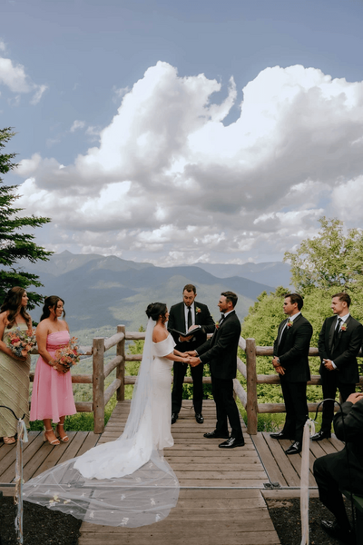 Castle in the Clouds -Indoor Reception Photo with Tables & Chairs Set