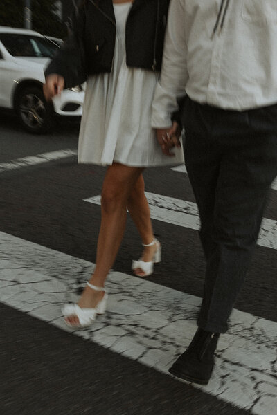 Bride and Groom exit their outdoor wedding ceremony