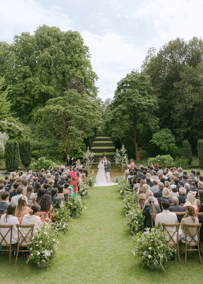 Outdoor Ceremony - Cornwell Manor - Cotswolds Wedding