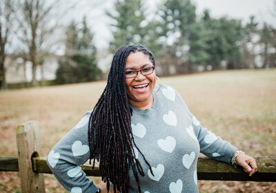 Angela Vaughns smiling