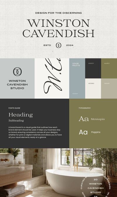 identity set for interior designers