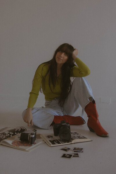 Documentary-style headshots of Britt Riegel Photography in Missouri