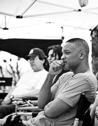 Will Smith and Aaron on Set - The Screen Acting Studio Los Angeles California Acting Classes