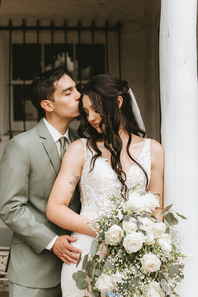Intimate bride & groom portraits