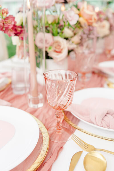 table party set up by photographer in minnesota