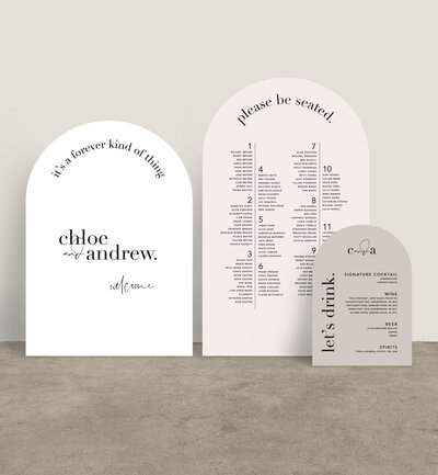 Big Love linen seating chart for your wedding printed by State of Elliott