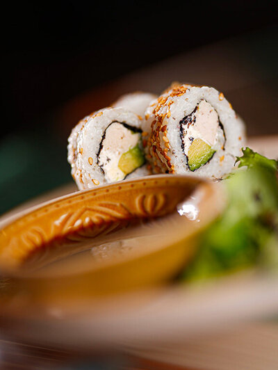 Maki california roll restaurant tapas