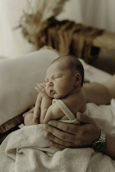 Macro photography of newborn babies toes