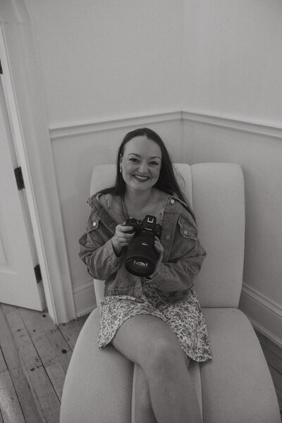 Portrait of Sarah Todd, a professional wedding photographer, capturing timeless moments