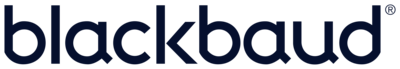 Blackbaud logo navy