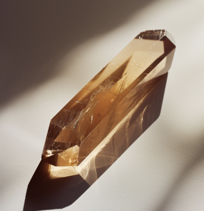 Citrine crystal symbolizing clarity, abundance, and personal empowerment.