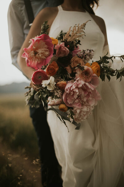 Katie + Kevin wedding florals